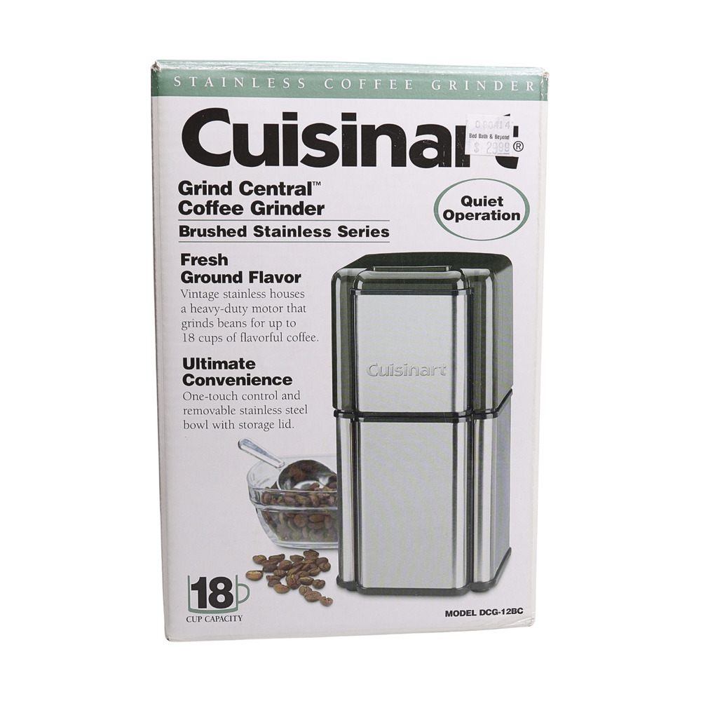 Cuisinart Grind Central Coffee Grinder 18 Cup Stainless Steel DCG-12BC